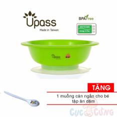 Đánh Giá Chén ăn dặm UPASS 3 giao đoạn đế hút chân không – size lớn – Xanh lá Tặng 1 thìa bằng nhựa ăn dặm cán ngắn