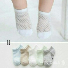 Combo 10 đôi tất trẻ em mùa hè 0-3 tuổi giá rẻ tất lưới cho bé