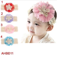Combo 2 băng đô phụ kiện tóc handmade cho bé gái AHBĐ11 (mẫu số 2 và 4)