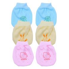Combo 3 bộ bao tay – bao chân in màu pastel BTC02 MihaBaby