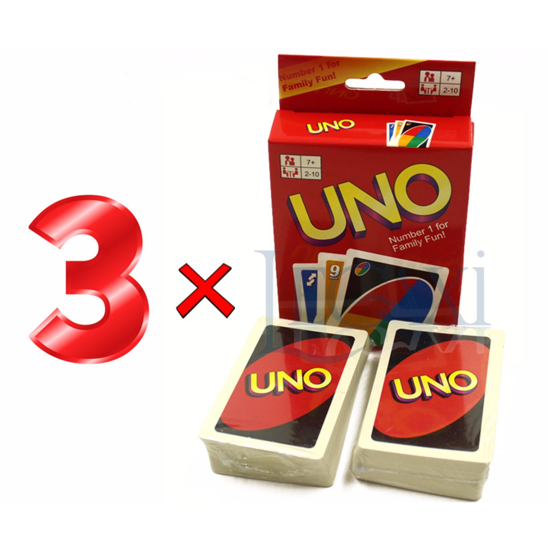 Combo 3 x Bộ bài Uno Giấy cứng Legaxi UNO5