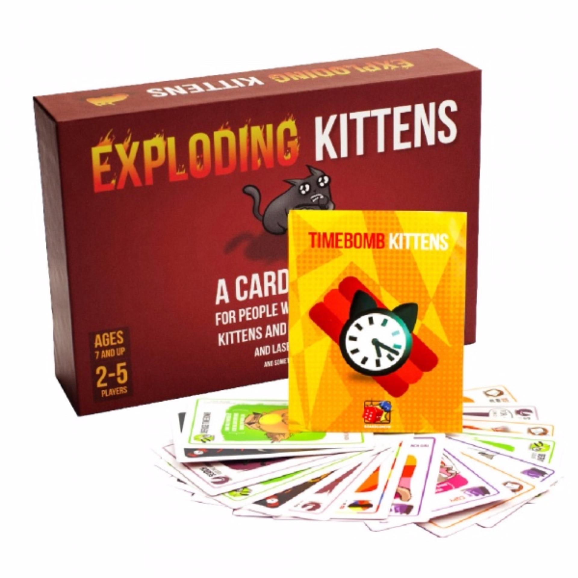 Combo Mèo Nổ Hẹn Giờ: Mèo nổ + Bản mở rộng #4 Timebomb Kittens