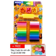 Đất sét nặn 24 màu có khuôn hàng Thái Lan – Diệp Linh DN10