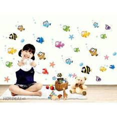Decal dán tường Đàn Cá Nemo ngộ nghĩnh cho bé
