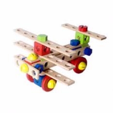 Đồ Chơi Gỗ Máy Bay Lắp Ráp