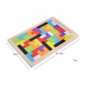 Đồ chơi gỗ thông minh, bảng xếp hình tư duy logic Kid Smile MS 37 nhiều màu sắc  