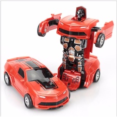 Đồ chơi ô tô biến hình thành Robot Bumblebee( màu tùy ý)