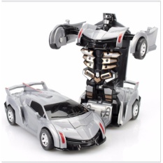 Đồ chơi siêu xe ô tô biến hình thành Robot (màu tùy ý)
