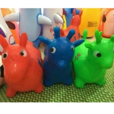 Đồ Chơi Thú Nhún Hình Tuần Lộc Cho Bé Yêu( size bé)