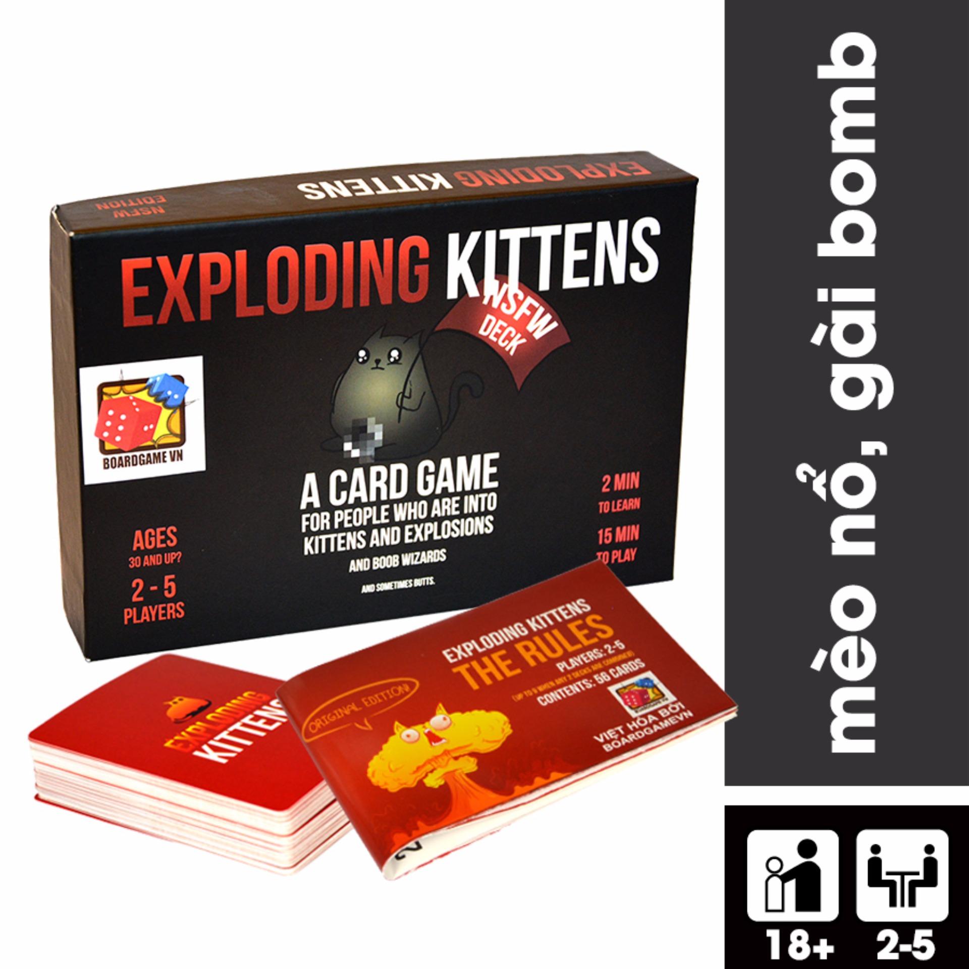 Exploding Kittens - Mèo Nổ Cảm Tử phiên bản 18+