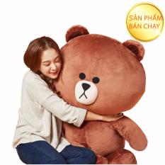 Gấu bông Line Brown cao cấp khổ vải 1M4 màu nâu-GB1M2