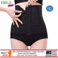 Gen Nịt Bụng Sau Sinh NB4 (Thun Gài Size L – Đen) + mua 2 sp tặng Gift.