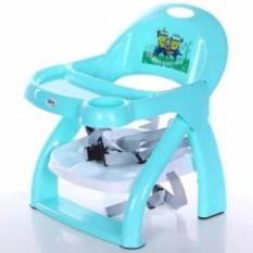 Ghế ngồi tập ăn dặm gấp gọn cho bé (Xanh)