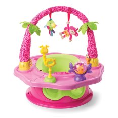 Ghế tập ngồi 3 giai đoạn có thanh đồ chơi Summer Infant SM13305 (Hồng)