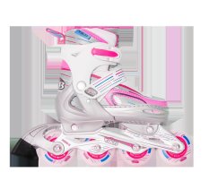 Giày Patin Trẻ em Flying Eagle BKB K1 (Hồng Trắng)