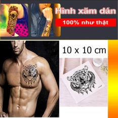 Hình xăm dán cao cấp phong cách Đài Loan – Mãnh Hổ