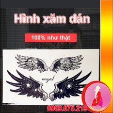 Combo 3 Hình xăm dán tattoo cao cấp – nghệ thuật cho nam, nữ – angel