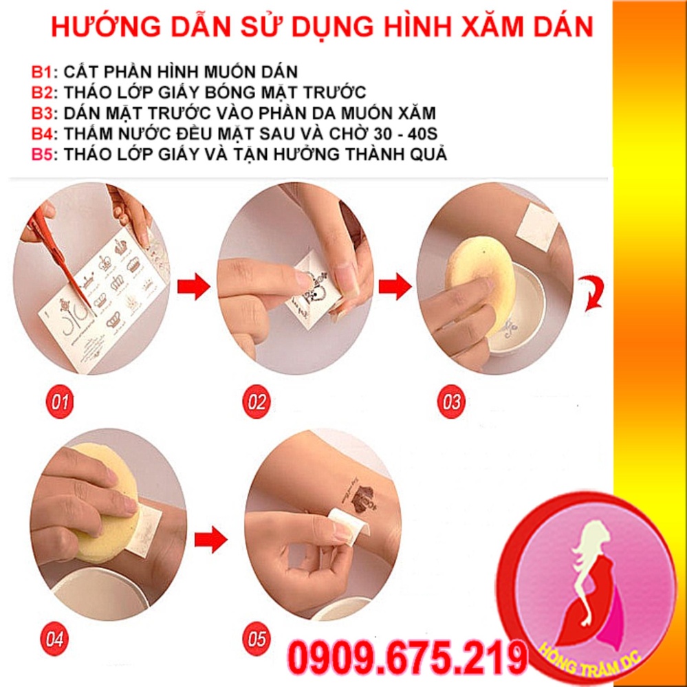 Hình xăm dán 15 ngày là gì? Cách sử dụng hình xăm lâu phai