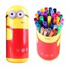 Hộp bút lông Minion đáng yêu cho bé (kèm 24 bút lông tô màu)