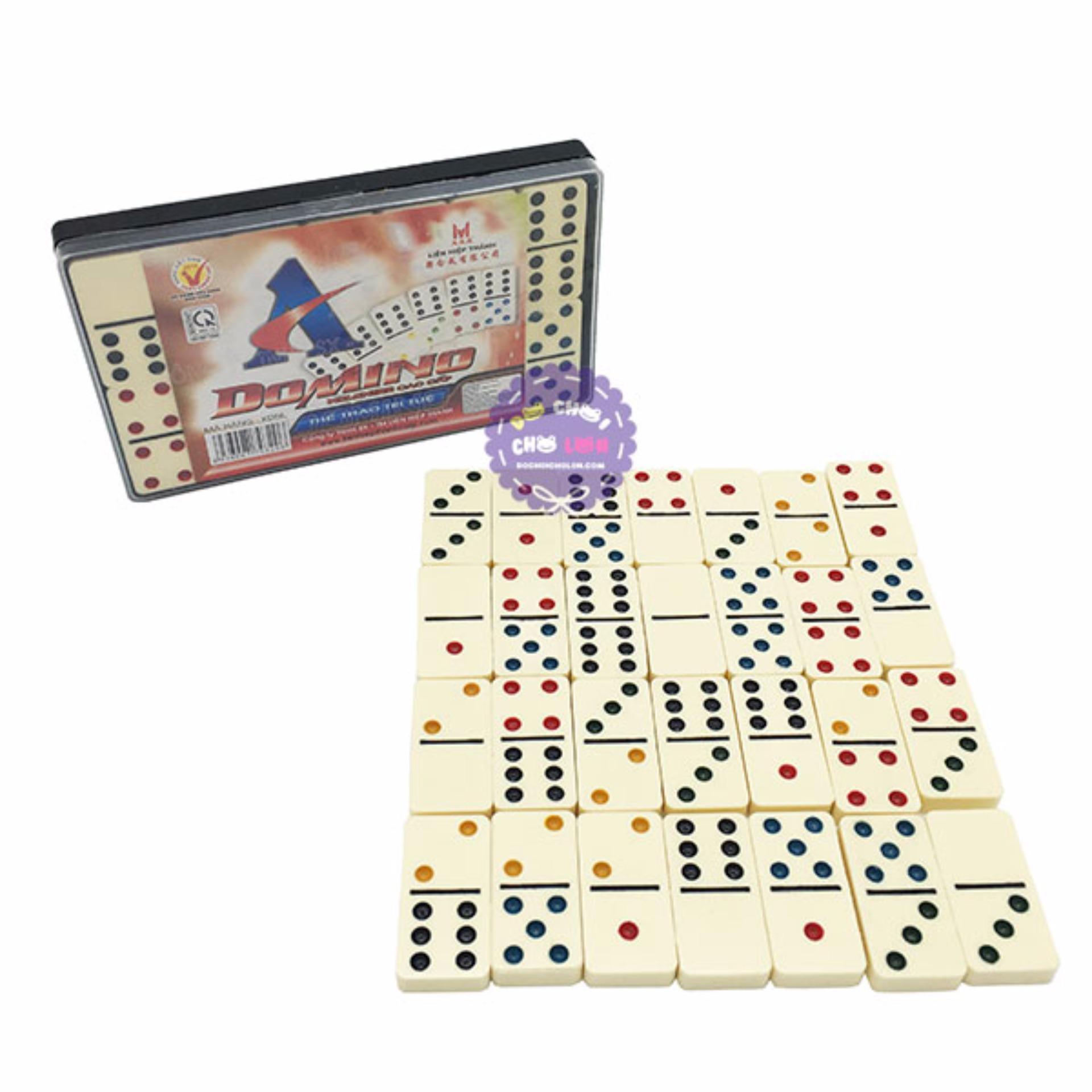 Hộp đồ chơi bộ cờ Domino Ngà Lớn Melamine Liên Hiệp Thành - ĐỒ CHƠI CHỢ LỚN