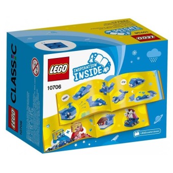Hộp LEGO Classic 10706 Màu xanh da trời 78 chi tiết  