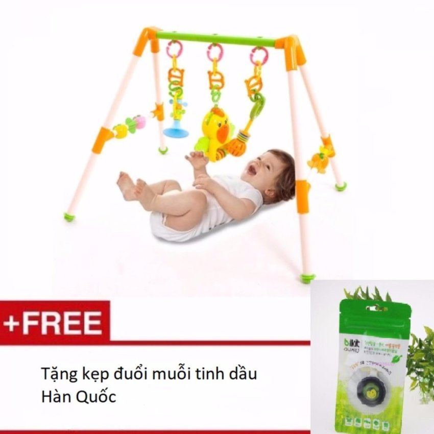 Hình ảnh Kệ Chữ A Con Vẹt Có Nhạc Cho Bé + Tặng Free kẹp đuổi muỗi tinh dầuBikit