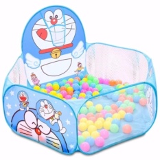 Lều bóng rổ đoremon cho bé + Tặng kèm 100 quả bóng