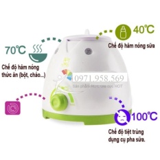 Máy hâm nóng sữa, Hâm nóng thức ăn và tiệt trùng Dụng cụ pha sữa