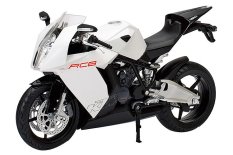 XE MÔ HÌNH TỈ LỆ 1/12 – SIÊU MÔTÔ KTM RC8 (TRẮNG)