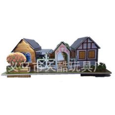 Mô hình nhà xếp bằng giấy 3D phát triển kỹ năng cực chất – điền trang