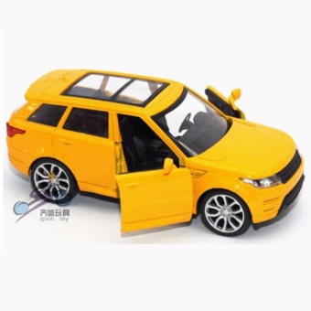 Mô hình xe Range Rover Sport kim loại (Màu vàng)