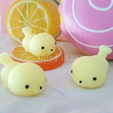 ►Mochi Squishy◄ Hải Cẩu Vàng-Tặng nút chống bụi tai nghe cho điện thoại – Mochi Squishy Silicon cao cấp