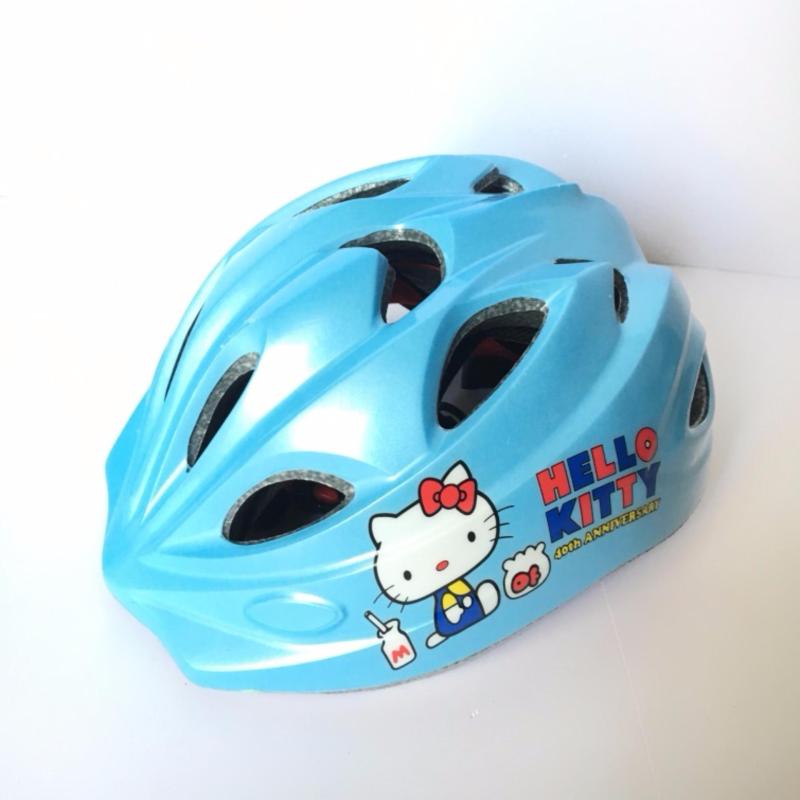 Mũ bảo hiểm trẻ em (Xanh da trời Kitty)