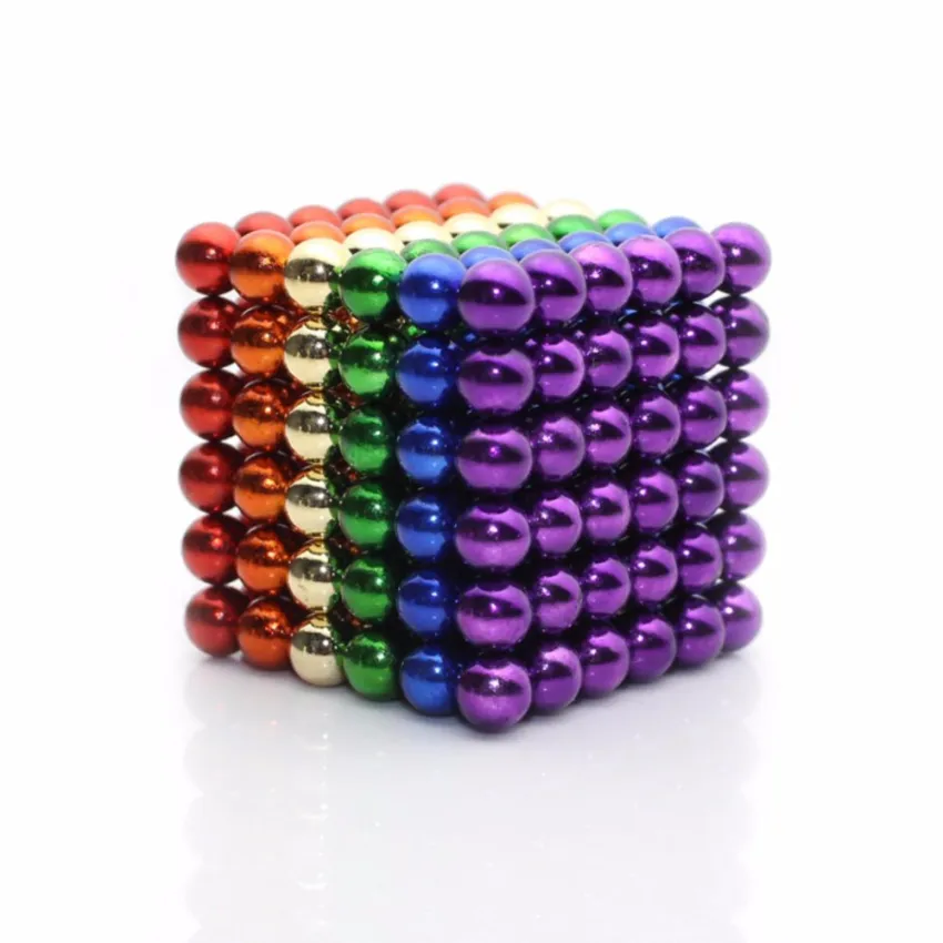 Nam châm Buckyballs 5mm nhiều màu 216 viên