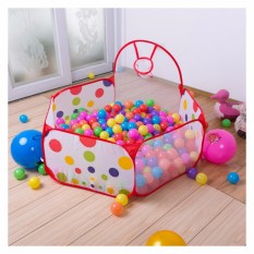Nhà banh chấm bi kèm 100 bóng phi 8.5cm