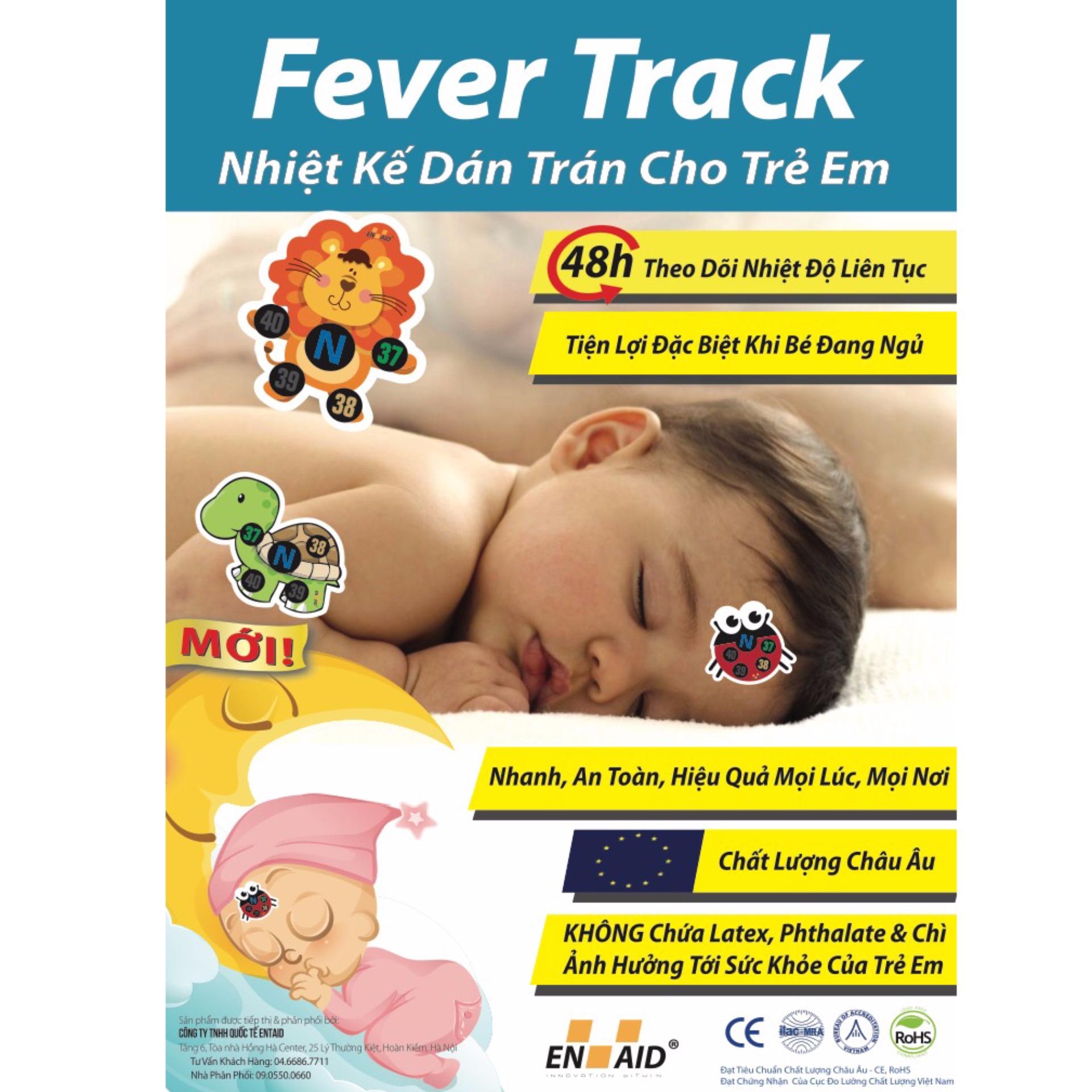 Nhiệt kế dán trán cho trẻ em - FeverTrack