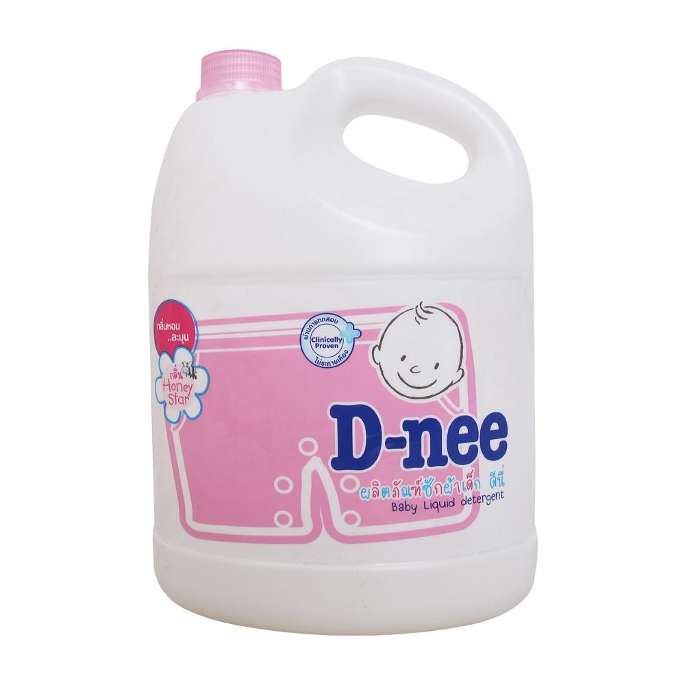 Nước giặt quần áo Dnee cho trẻ em 3000ml (Màu hồng date 2020 - Hàng công ty)