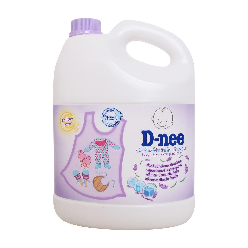 Nước giặt quần áo Dnee cho trẻ em 3000ml (Màu tím - Hàng công ty)