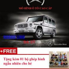 ô tô đồ chơi mô hình Mercedes – Benz bằng hợp kim cao cấp + tặng kèm 1 bộ xếp hình dành cho bé yêu