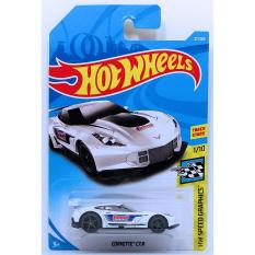 Ô tô mô hình tỉ lệ 1:64 Hot Wheels 2018 Corvette C7.R ( Màu Trắng )