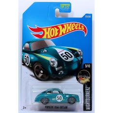 Ô tô mô hình tỉ lệ 1:64 Hot Wheels 2018 Porsche 356A Outlaw ( Màu Xanh )