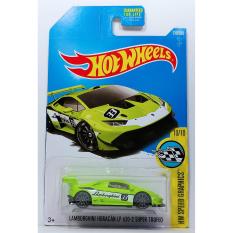 ô tô mô hình tỉ lệ 1:64 Hot Wheels Huracan Huracán LP 620-2 Super Trofeo 319/365 ( Màu Xanh )