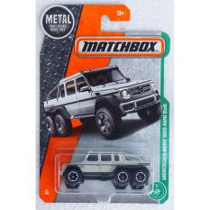 ô tô mô hình tỉ lệ 1:64 Matchbox Mercedes-Benz G63 AMG 6×6 ( Màu Trắng )