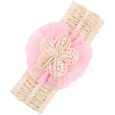 Phụ kiện tóc băng đô handmade cao cấp AHBĐ11 hồng (mẫu số 3)