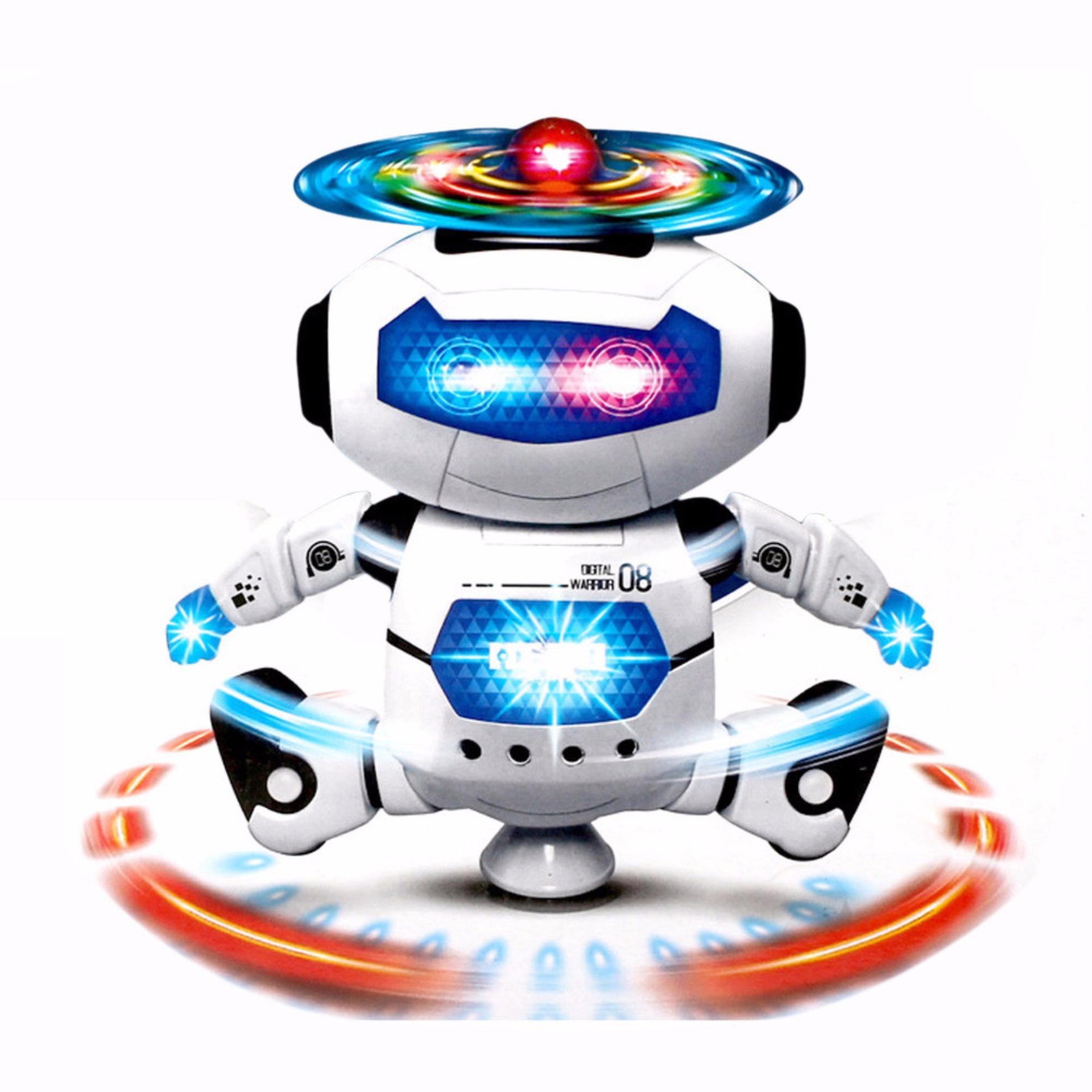 Robot Biết Hát Và Xoay 360 Độ (Trắng)
