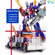 Robot Transformer lắp ráp thành ôtô cao 22cm mẫu Optimus Prime