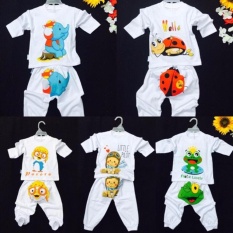 Set 05 bộ quần áo nền TRẮNG mông thú