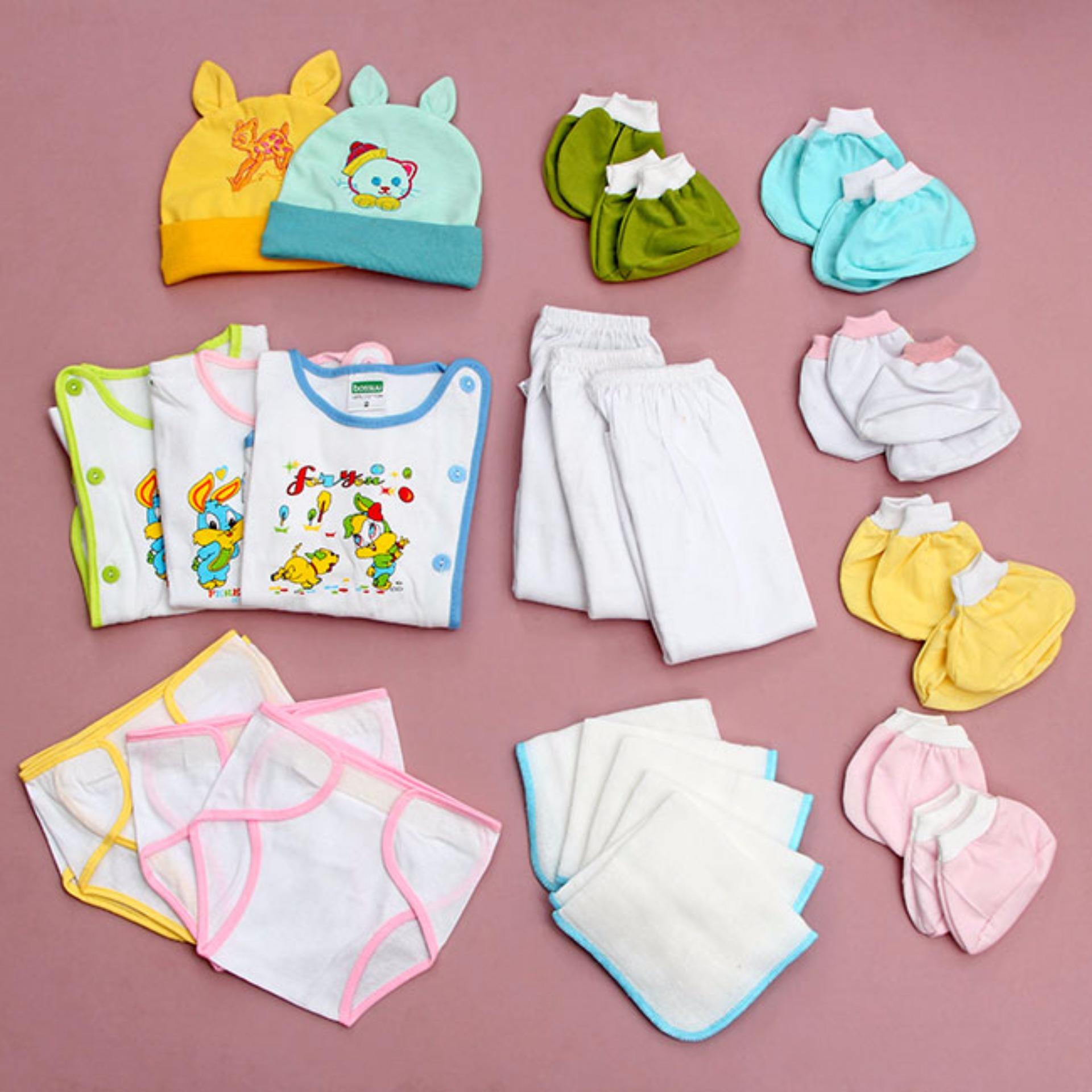 Set 28 món đồ cho trẻ sơ sinh từ 0 đến 3 tháng tuổi