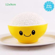 Squishy – Bát cơm Vàng (12x9cm) / Hello Baby