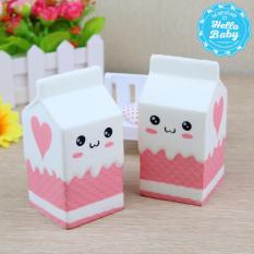 Squishy – Hộp sữa 12cm (Trắng) / Hello Baby